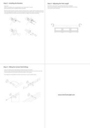 Lister Cartwright Double Curtain Extendable Pole Set With White Ball Finials- 19mm & 28mm Metal Poles(120- 220 Cm) - thumbnail 9