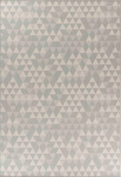 Modern Triangle Design Outdoor-Indoor Rugs Silver 160X230 Cm - thumbnail 3