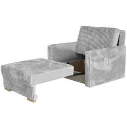 Viva Piano I Upholstered Sofa Bed With Bedding Storage Polyurethane Foam Wooden Legs 103X100X85Cm 80X196Cm White - thumbnail 3