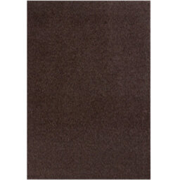 The Rugs Solid Design Low Pile Living Room Rugs In Brown Flex Collection 1000B - thumbnail 1