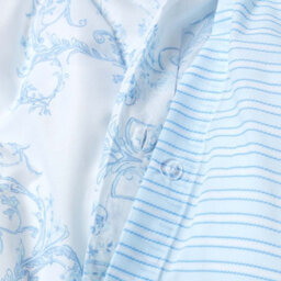 Homescapes Blue French Toile Patterned Duvet Cover Set, King - thumbnail 4