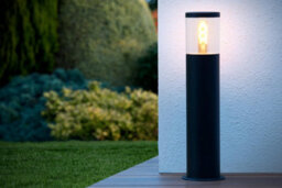 Lucide Fedor 495 Outdoor Bollard Light Black 495 mm - thumbnail 4