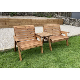 Marlborough Wooden Grand Three Seater Straight Companion Set - thumbnail 3