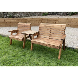 Marlborough Wooden Grand Three Seater Straight Companion Set - thumbnail 2