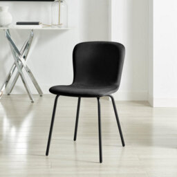 Furniturebox Furniturbeox Uk Asti White Marble Ceramic Top Dining Table & 4 Black Asti Chairs - thumbnail 9