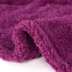 Ehc Teddy Fleece Super Soft Warm Fluffy Throw Thermal Sofa Blanket 130 X 170Cm - Purple - thumbnail 4