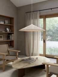 Nordlux Hill Tyvek Pendant Light Crinkled  White,mains - thumbnail 7