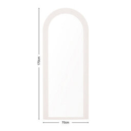 Po  Large Arch Floor Mirror Standing Mirror 70X170Cm Taupe - thumbnail 7