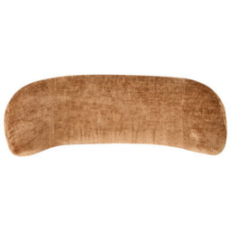 Beliani Swivel Armchair Lieksa Chenille Golden Brown - thumbnail 8
