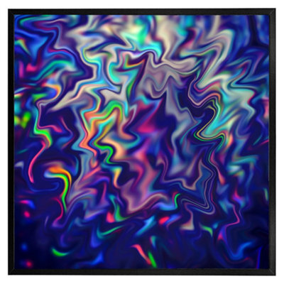 "Andrew Lee Psychedelic Marble (Picutre Frame) / 12X12"" / White" - image 1
