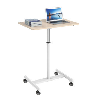 Duronic Wps67 Sit-Stand Desk, Multi-Use Video Projector Table On Wheels, 70X48Cm Platform, Adjustable Height, 70X48Cm - image 1