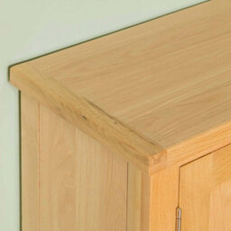London Oak 3 Drawer Sideboard Fully Assembled - By Roseland Furniture - thumbnail 9