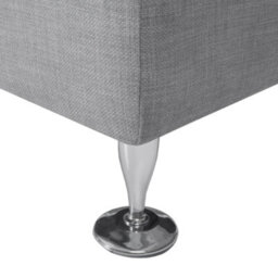 Wyld And Coco Nova Curved Modular 7-Seater Sofa With Adjustable Headrests, Grey - thumbnail 9