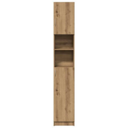 Walplus Bathroom Cabinet Artisan Oak 32X25.5X190 Cm Engineered Wood - thumbnail 5