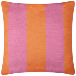 furn. Furn Deck Stripe Woven Outdoor Cushion, Orange/pink, 59 X 59Cm - thumbnail 2