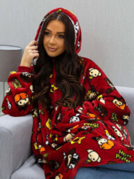 Harry Potter Charm Wearable Hooded Fleece Blanket - Adult Large - thumbnail 2
