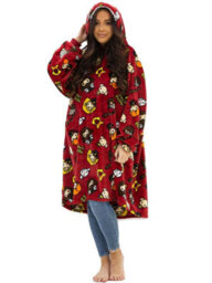 Harry Potter Charm Wearable Hooded Fleece Blanket - Adult Large - thumbnail 1