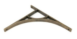 From The Anvil Burnished Brass Tyne Shelf Bracket (314mm X 250mm) - thumbnail 3