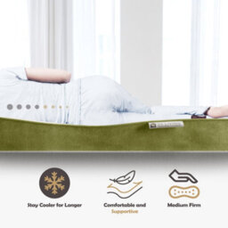 DS Living Reve Emerald Hybrid Gel-Flex Memory Foam Mattress - thumbnail 3