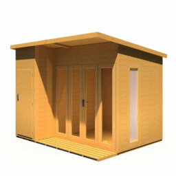 Shire Aster 10 X 8 Feet Summerhouse - L262.5 X W317.4 X H217 Cm - thumbnail 4
