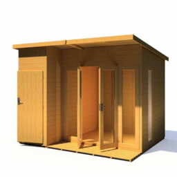 Shire Aster 10 X 8 Feet Summerhouse - L262.5 X W317.4 X H217 Cm - thumbnail 3