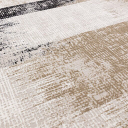 Beige Abstract Luxurious Modern Easy To Clean Rug For Dining Room Bedroom & Living Room-200Cm X 290Cm - thumbnail 2