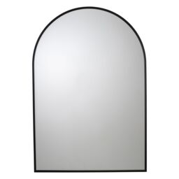 Croydex Matt Black Arch Wall-Mounted Bathroom Mirror (H)73Cm (W)50Cm - thumbnail 3