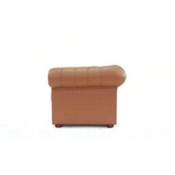 Chesterfield 3 Seater Shelly Saddle Real Leather Sofa Bespoke In Classic Style - thumbnail 5