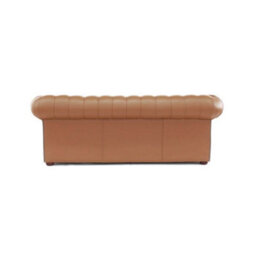 Chesterfield 3 Seater Shelly Saddle Real Leather Sofa Bespoke In Classic Style - thumbnail 7