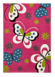 Kids Pink Modern Animal Graphics Pictorial Rug For Dining Room Bedroom & Living Room-80Cm X 150Cm - thumbnail 8