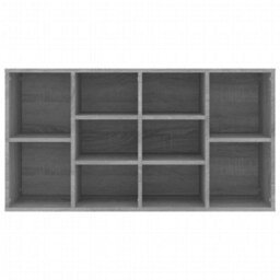 Berkfield Modern Shoe Bench Grey Sonoma 103X30X54.5 Cm Engineered Wood - thumbnail 5