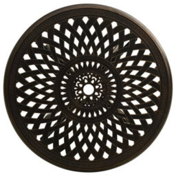 Berkfield Garden Table Bronze 78X78X72 Cm Cast Aluminium - thumbnail 3