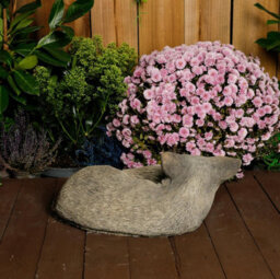 Tranquil Large Cast Stone Sleeping Fox Garden Statue Garden Sculpture Ornament - thumbnail 6
