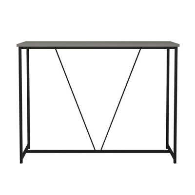 Urbn-Living Urbnliving 100Cm Width Cool Grey Wooden Console Table Living Room Slim Display Shelf Hallway Entryway Furniture - image 1