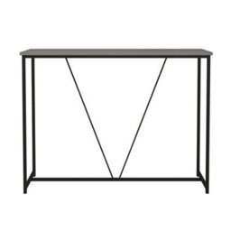 Urbn-Living Urbnliving 100Cm Width Cool Grey Wooden Console Table Living Room Slim Display Shelf Hallway Entryway Furniture