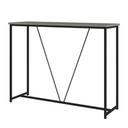 Urbn-Living Urbnliving 100Cm Width Cool Grey Wooden Console Table Living Room Slim Display Shelf Hallway Entryway Furniture - thumbnail 2
