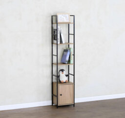 Celino 4 Tier Ladder Shelf Bookcase Living Room Display Storage Cupboard Shelving Unit 29.1X23.5X144 Cm - thumbnail 2