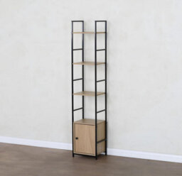 Celino 4 Tier Ladder Shelf Bookcase Living Room Display Storage Cupboard Shelving Unit 29.1X23.5X144 Cm - thumbnail 3
