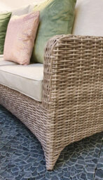Signature Weave Sarah Wicker Corner Sofa Lifting Dining Table Bench Furniture - thumbnail 3