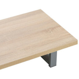 Berkfield Two Piece Bathroom Furniture Set Ceramic Oak - thumbnail 9
