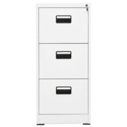 Walplus Filing Cabinet White 46X62X102.5 Cm Steel - thumbnail 2