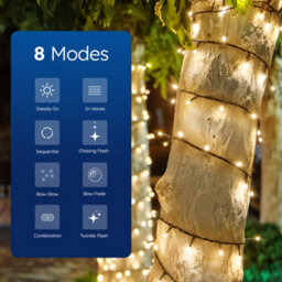 Desiretech Outdoor & Garden Lights, 20M Led Outdoor Waterproof Plug-In String Lights - thumbnail 3