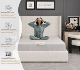 DS Living Ortho Support Medium-Firm Spring Aurora Mattress - thumbnail 7