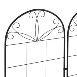 Outsunny Set Of 2 Metal Trellis For Climbing Plants, Grid Design, 50 X 180Cm - thumbnail 8