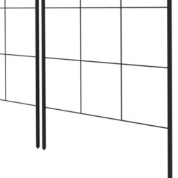 Outsunny Set Of 2 Metal Trellis For Climbing Plants, Grid Design, 50 X 180Cm - thumbnail 9