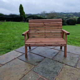 Churnet Valley Garden Furniture Ltd Churnet Valley Garden Furniture Valley 2 Seat Bench - thumbnail 4