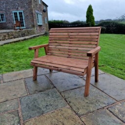 Churnet Valley Garden Furniture Ltd Churnet Valley Garden Furniture Valley 2 Seat Bench - thumbnail 1