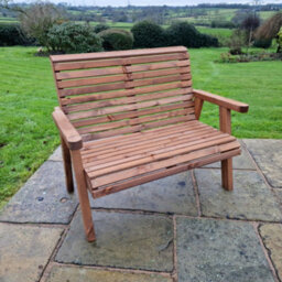 Churnet Valley Garden Furniture Ltd Churnet Valley Garden Furniture Valley 2 Seat Bench - thumbnail 2