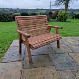 Churnet Valley Garden Furniture Ltd Churnet Valley Garden Furniture Valley 2 Seat Bench - thumbnail 3