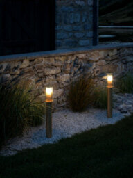 Nordlux Linton Outdoor Patio Terrace Garden Light In Brass (Height) 80Cm - thumbnail 1